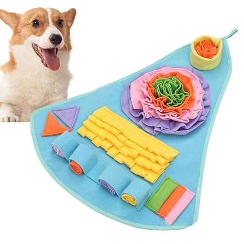 Celuicion Hund Snuffle Matte behandeln Puzzle, Welpe Snuffle Matte - Spaceship Design Bildungsnahrungsmittel verstecken Spielspielzeug - Rätselspielzeug für Bildungsmittel für Stimmungsverbesserung von Celuicion