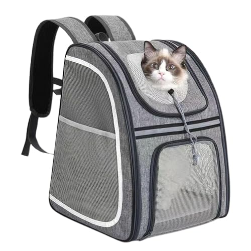 Celuicion Hunde -Rucksackträger, Katzenbeutelträger,Soft Cat Carrier Foldable Welpen -Rucksack | Reflektierender Strip Hunde Reise Beutel Storage Daypack für Welpenkätzchenspielzeug Snacks von Celuicion