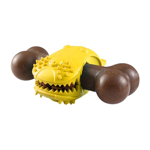 Celuicion Hundespielzeug, Kauspielzeug für Aggressive - Zahnen Kau -Übungsknochen | Interaktiver Hundespielzeug -Puzzle -Feeder zum von Zahnen Langeweile Relief orale Reinigung Celuicion Hundespielzeug, Kauspielzeug für Aggressive - Zahnen Kau -Übungsknochen | Interaktiver Hundespielzeug -Puzzle -Feeder zum von Zahnen Langeweile Relief orale Reinigung von Celuicion
