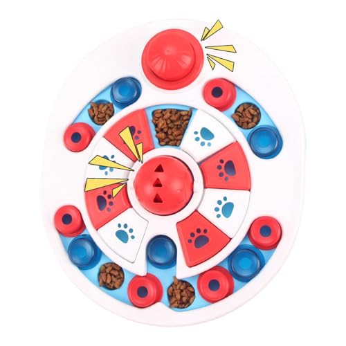 Celuicion Interaktiver Slow Feeder, Puzzle Slow Feeder Spielzeug | Training Slow Feeder Interaktiver Futternapf für Hunde | Mental Food Dispenser Enrichment Anti-Rutsch-Puzzlespielzeug für Hunde von Celuicion