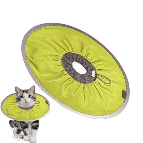 Genesungshalsband für Katzen,Comfy Kitten Cone,Katzenkegelhalsband weich - Bequemes elisabethanisches Haustierhalsband, weiches Katzenkegelhalsband für Katzen, Kätzchen und Welpen von Celuicion