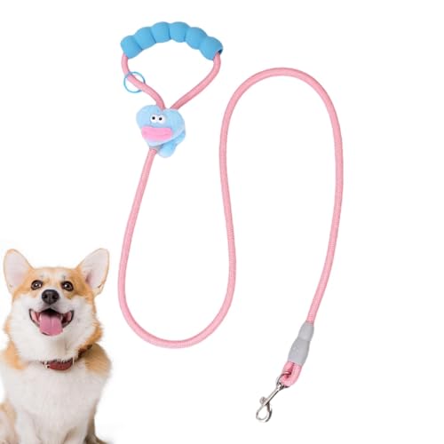 Hundeauslaufkabel, Hundetrainingskabel - Ergonomisches Griffdesign für Hundekabel | Pet Supplies Hundekordel mit Wurstmaul-Dekoration für Hund, Welpe, Katze von Celuicion