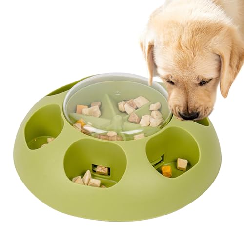 Interaktives Enrichment-Spielzeug, Leckerli-Puzzle für Hunde, Slow Feeder - Treat Dog Slow Feeder Puzzlespielzeug | Gehirntraining-Anreicherungsspielzeug, mentale Stimulation, Futterspender für Hunde von Celuicion