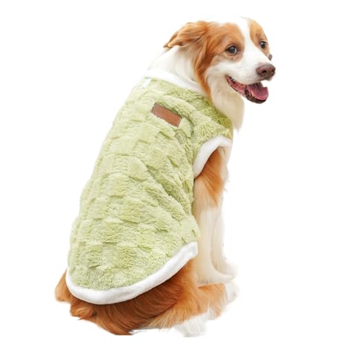 Plüsch-Hundeweste für den Winter, Hundepullover - Weicher Haustierpullover - Winddichter Pullover für Hunde, leichte Hundekleidung für Spaziergänge im Freien von Celuicion