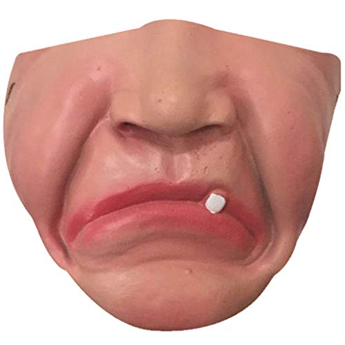 Cenlang Funny Fun Mask Große Lippen Kopfbedeckung Haustier Lustige Maske (R, Einheitsgröße) von Cenlang