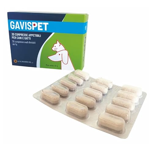 CentroVete Gavispet Schmackhafte Tabletten für Hunde und Katzen, 30 Stück von CentroVete