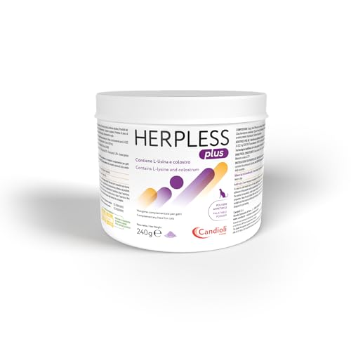 Centrovete Herpless Plus Pulver, 240 g, Ergänzungsfuttermittel für Katzen von Centrovete