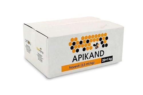 Bienenfutter - Zucker-Teig - Zucker-Paste - Landwirtschaftliches Zubehör - Natürliche Produkte - Imkerei - Honig - Bienenhaltung - Bee Fonda - Nozevit (2,5ml/kg) - 20 x 1kg von Centrum Pszczelarskie Łukasiewicz