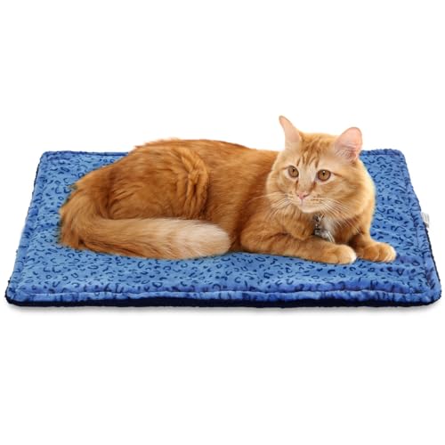 Self-Warming Cat Bed,Super Soft Dog Bed Crate Bed Blanket, Self Heating Cat Pad, Thermal Cat and Dog Warming Bed Mat. von PAIGTEK