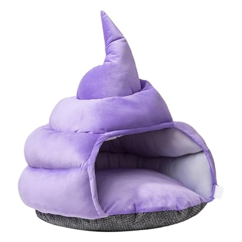 Cat Bed Cave, Cat Bed, Comfortable Cat Hut, Cat Tent Hideaway, Comfortable Pet Bed Hideaway Cozy Poop-Shaped Cat Bed Cave with Soft Plush Material and Pp Cotton Filling for Cats and Small Dogs von Ceprznvey