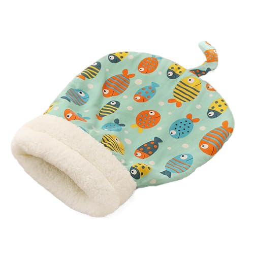 Cat Winter Bed, Cat Sleeping Bag, Warm Cat Sack, Winter Pet House, Cozy Puppies Nest Bed, Soft and Warm Pet Sack, Comfortable Pet Cave Bed, 12.6x19.69x16.93 Inches for Rest and Relaxation von Ceprznvey