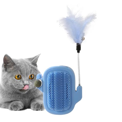 Ceprznvey Catnip Toy, Cat Scratcher and Massage Ball, Catnip Ball, Face Scratcher Toy, Stick on Wall Catnip Ball Toys, Catnip Licking Toy, Lick for Indoor Kittens Cats to Lick, Massage and Grooming von Ceprznvey