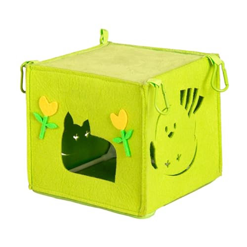 Ceprznvey Hamster Cage Hides | Felt Hamster Hammock Chinchilla Bed | Hamster House Cute Nest, Hamster Hut Small Animal Bed, Breathable Hamster Bed, Hamster Cage Accessories von Ceprznvey