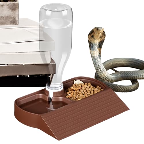 Ceprznvey Reptilien Wasserschale,Automatischer Wasserspender für Reptilien - Automatische Futter- Und Wasserspender Zubehör Für Terrarium Ceprznvey Reptilien Wasserschale,Automatischer Wasserspender für Reptilien - Automatische Futter- Und Wasserspender Zubehör Für Terrarium von Ceprznvey