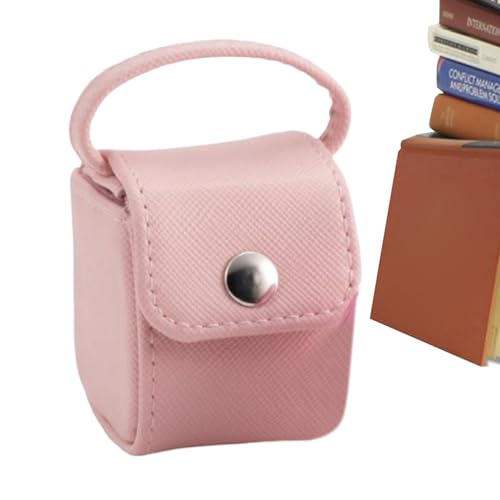 Ceprznvey Small Urn Storage Bag, Portable Keepsake Box, Pu Leather Organizer, Snap Closure Design, Velvet Interior, Ideal for Pet Ashes, Golf Balls, 2.17 X 1.57 X 2.09 Inches von Ceprznvey