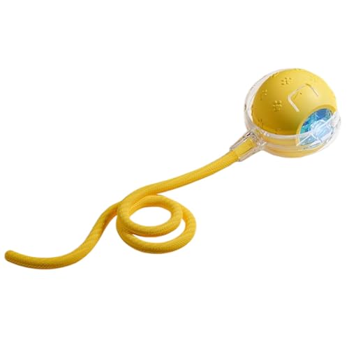 Ceprznvey Tragbarer Katzenspielzeugball, interaktives Kitten Toy, schnelles Rolling-Design, automatisches Teaser-Werkzeug für energetische Pets, robustes TPU & ABS-Material, 5,8 cm (5,01 Zoll) Ball von Ceprznvey