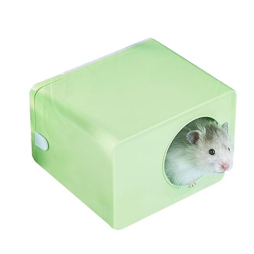 Electric Hamster House, Small Pet Bed Nest, USB-Powered Heating Nest, Thermostat-Controlled Warmth, Removable for Chinchilla, Dwarf Hamster, Winter and Spring Use von Ceprznvey