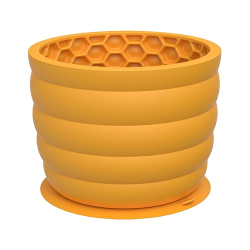 Enrichment Bowls For Dogs, 620ml Silicone Lick Bowl For Dogs, Interactive Dog Feeding Bowls With Suction Cups Keeps Small Medium And Large Breed Dogs Entertained, 12x9cm/4.72x3.54 inches von Ceprznvey