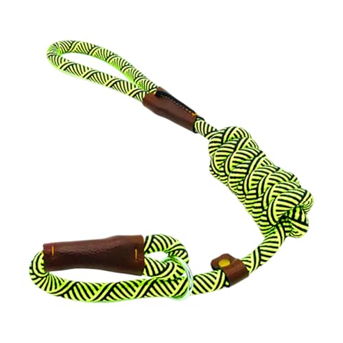 No Pull Rope, Nylon Dog Rope, Dog Training Rope, Adjustable Dog Leashes, Adjustable Length No Pull Rope for Medium Dogs Padded Handle Nylon Dog Rope for Walking and Training, 62.99in, Green, Gray von Ceprznvey