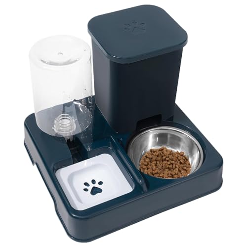 Smart Cat Feeder, Non-Slip Water Feeder, Automatic Cat Feeder und Wasser, große Feeder, tragbare Feeder, automatische Wasserspender, Pet Supplies für kleine mittelgroße und große Katzen von Ceprznvey