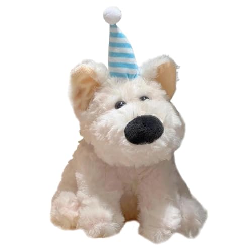 Stuffed Dog Toy, Plüschhund, Stuffed Animal, Plüschtier, West Highland Terrier Doll, Soft Stuffed Terrier Dog Toy, Entzückende Plüschtier-Hugging Pillow Companion, 11,02 Zoll für Thanksgiving, von Ceprznvey