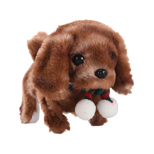 Toy Dogs, elektronischer interaktiver Dog, Stuffed Dog Plüschtier, realistisches elektronisches Pet, Toy Dogs That Walk und Bark, Interaktives elektronisches Haustier Plüschtier, realistisches Walking von Ceprznvey