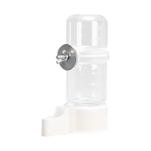 Vogel-Wasserbehälter, automatischer Feeder-Drinker, tragbar, für Papageien, Lebensmittel, Vogelkäfig-Zubehör, Easy Refill, 20,3 cm, transparent, 1 Stück von Ceprznvey