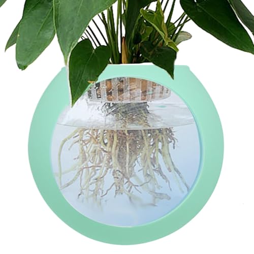 Wall Mounted Silicone Vase, Clear Bowl Holder, Modern Flower Vase, Space-Saving Plant Vase Bowl, Globe Air Plant Holder, Terrarium Plant Holder for Bathroom Home Living Room von Ceprznvey