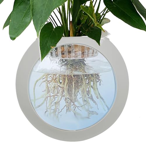 Wall Mounted Silicone Vase, Clear Bowl Holder, Modern Flower Vase, Space-Saving Plant Vase Bowl, Globe Air Plant Holder, Terrarium Plant Holder for Bathroom Home Living Room von Ceprznvey