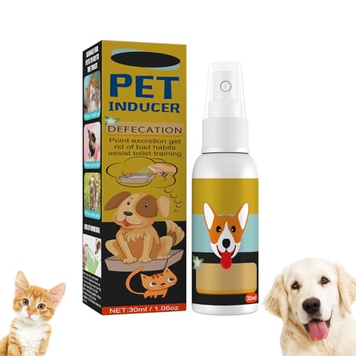 Haustier-Töpfchentrainingsspray, Hundetöpfchentrainingsspray, Trainingshilfe, Hundetoiletten-Trainingshilfe, Toilettentrainingsspray für Haustiere, Töpfchentrainingsspray für Katzen und Welpen, 30 ml von Cerioll