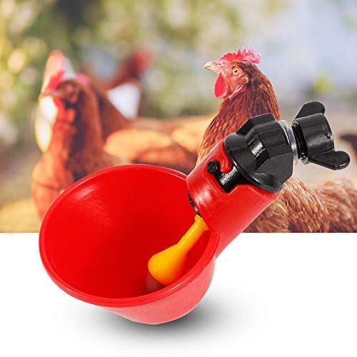 Bicaquu 5 STÜCKE Huhn Vogel Automatische Trinker Wassertrinkbecher Schalen(03) von Cerlingwee