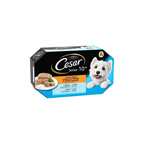 CESAR Les Recettes de Campagne Barquettes a la viande - Chien Senior - 4 x 150 g von Cesar