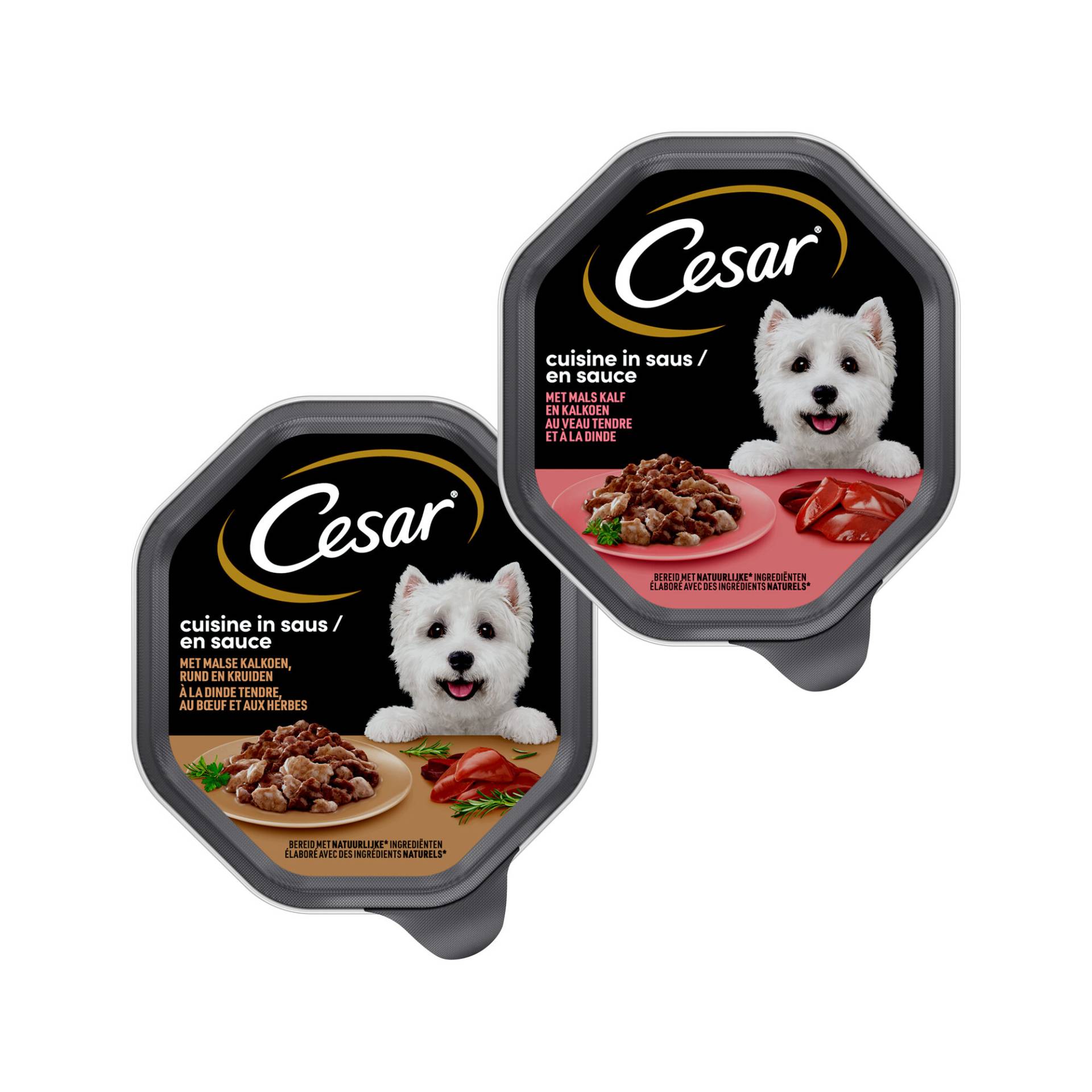 Cesar Cuisine in Sauce - Multipack - 4 x 150 g von Cesar