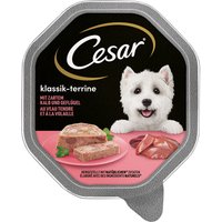 Cesar Schale 14 x 150 g - Klassik-Terrine mit Kalb und Geflügel von Cesar