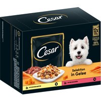 Cesar Selektion Fleisch und Gemüse in Gelee - 24 x 100 g von Cesar