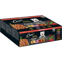 Sparpaket Cesar Natural Goodness Getreidefrei mit Superfoods 48 x 100 g - Casserole in Soße (Lachs, Huhn, Rind, Truthahn) von Cesar