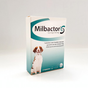 Milbactor Entwurmungsmittel für Hunde 5 + kg 12 Tabletten von Milbactor