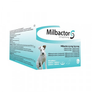 Milbactor Entwurmungsmittel kleiner Hund/Welpe 144 Tabletten von Milbactor