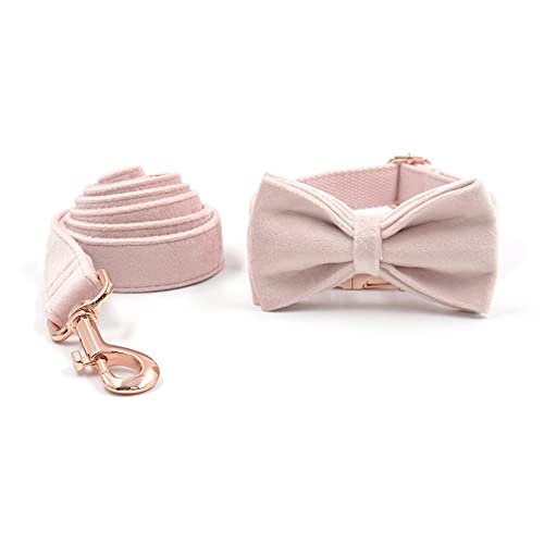 Cgeegirl Halsband mit Schleife aus Samt, Rosa von Cgeegirl