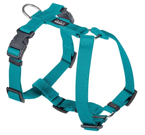 Chaba Guard Hundegeschirr für kleine Hunde mit Kontrolle, Anti-Zug & Würgen, Einstellbar, Bequem und Leicht, Classic Step-in Brustgeschirr, Dog Harness, Größe S, MEERES von Chaba