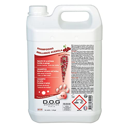 Dog Generation Acerola Glanz-Shampoo für Hunde, 5 l von Chadog