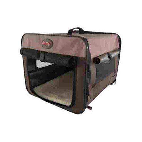 Tragbare Hundehütte, Größe S, Beige/Braun von Chadog