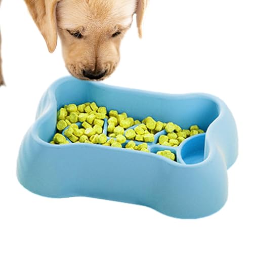 Chaies Hundefutternapf Slow Feeder,Slow Eating Hundefutternapf, Anti-Erstickungs-Silikonnapf für langsames Fressen, Langsam fressender Hundenapf, Katzen-Puzzle-Futternapf, rutschfeste von Chaies