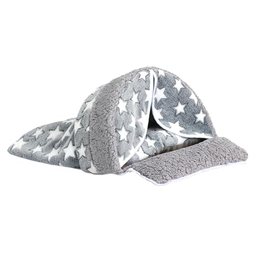 Chaies Katzenbetthöhle, Winterschlafsack für Katzen - Katzensackbett, gemütliches, bequemes, bogenförmiges, wühlendes Katzenbett - Winter-Katzenbett, geschlossenes, waschbares, rutschfestes Katzenzelt von Chaies