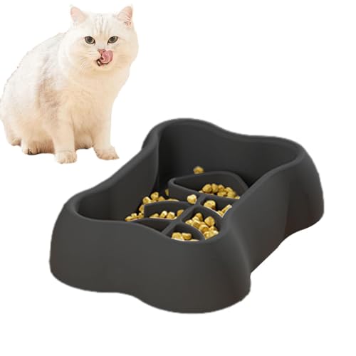 Chaies Slow Feeder Hundenäpfe,Hundefutternapf Slow Feeder | Anti-Erstickungs-Silikonnapf für langsames Fressen - Langsam fressender Hundenapf, Katzen-Puzzle-Futternapf, rutschfeste von Chaies