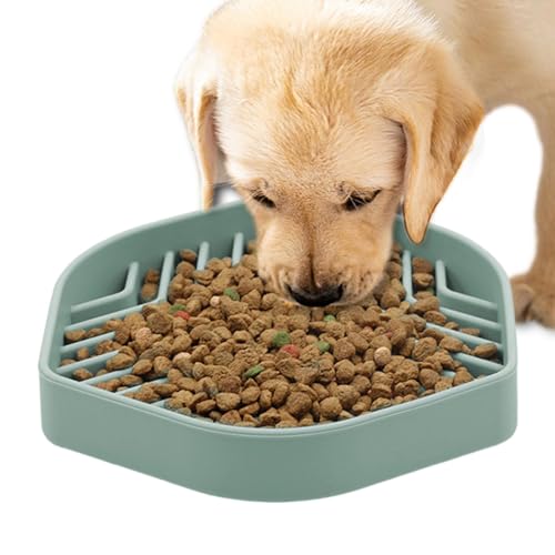 Chaies Slow Feeder Hundenapf, Silikon Slow Food Hundenapf - Puzzle Silikon-Futternäpfe für Hunde mit Saugnäpfen - Puzzle Silikon-Futternäpfe für Hunde, langsamer Futternapf aus Silikon für Hunde und von Chaies