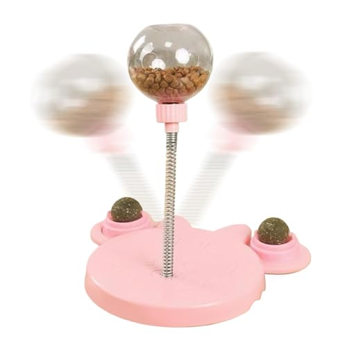 Chaies Undichte behandelt Ball Pet Feeder Spielzeug, behandeln Ball für Katzen,Pet Feeder Toy Catnip - Lustiges Katzenhundfutter -Puzzlespielzeug, Jagdjagdzubehör für Katzen und kleine Hunde von Chaies