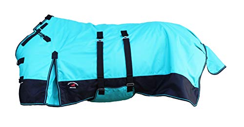 CHALLENGER 177,8 cm 1200D Pferdedecke, wasserdicht, leichte Winterdecke, 367B von Challenger