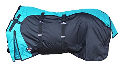 CHALLENGER 387B Regendecke für Pferde, wasserdicht, 1200D, 162,6 cm von Challenger