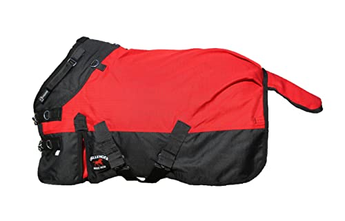 CHALLENGER 519LG09 Winterdecke, 1200D, wasserdicht, mit Fleece gefüttert, mittelgroß, 116,8 cm von Challenger